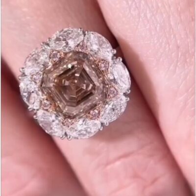 Chocolate Brown diam Ring