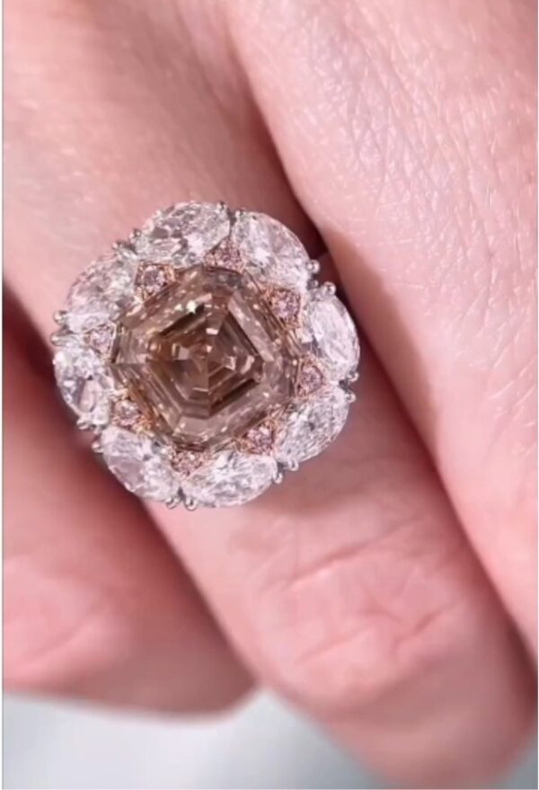 Chocolate Brown diam Ring